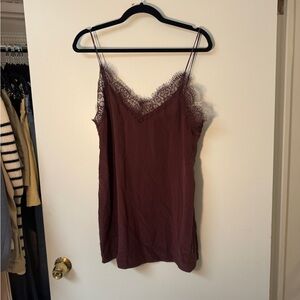 Free People Intimates • Slip Dress • Burgundy • M